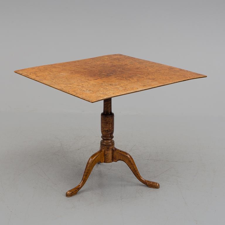 A Swedish tilt-top table circa 1800.