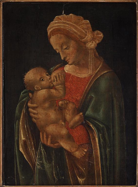 Bernardino Jacobi Butinone Hans krets, Madonnan med barnet.