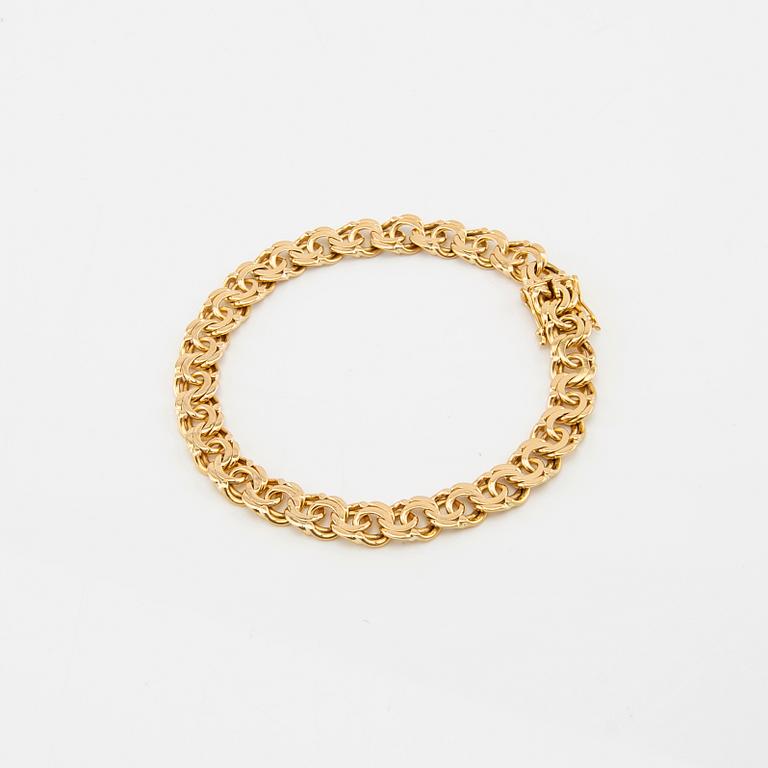 Bracelet Bismarck link 18K gold, Stockholm 1949.