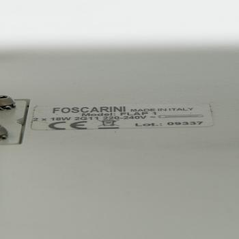 MARCO ZITO, Two wall mounted lights, "Flap 1" and "Flap 3", for Foscarini, Italy. Design year 2009.