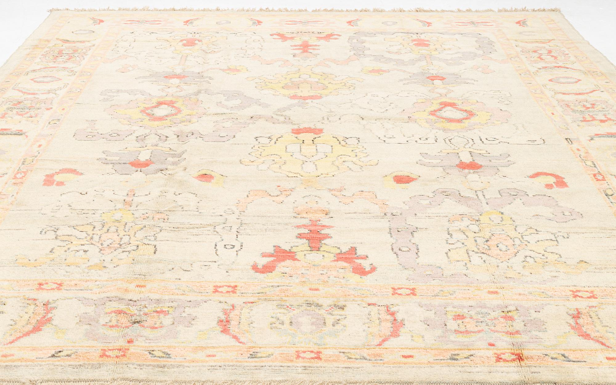 West Persian carpet, Arts and Crafts pattern, approx. 367 x 318 cm.