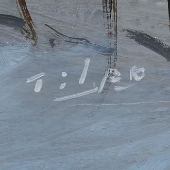 FRULS TILPO, oil on panel, signed, dated à tergo 2008.