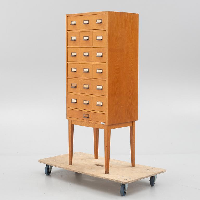 Archive cabinet, mid-20th century.