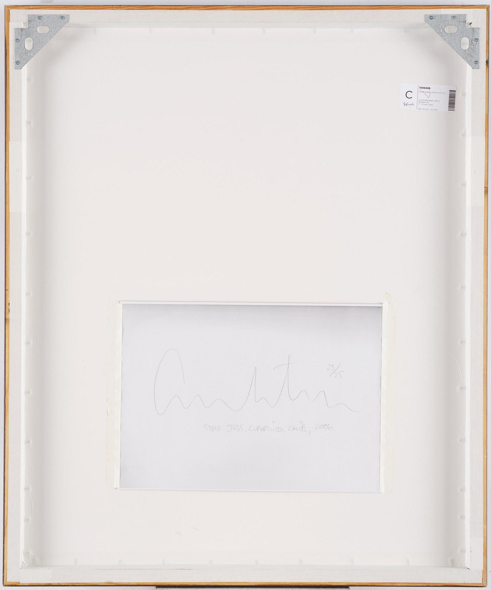 Albert Watson, "Steve Jobs, Cupertino, California", 2006.