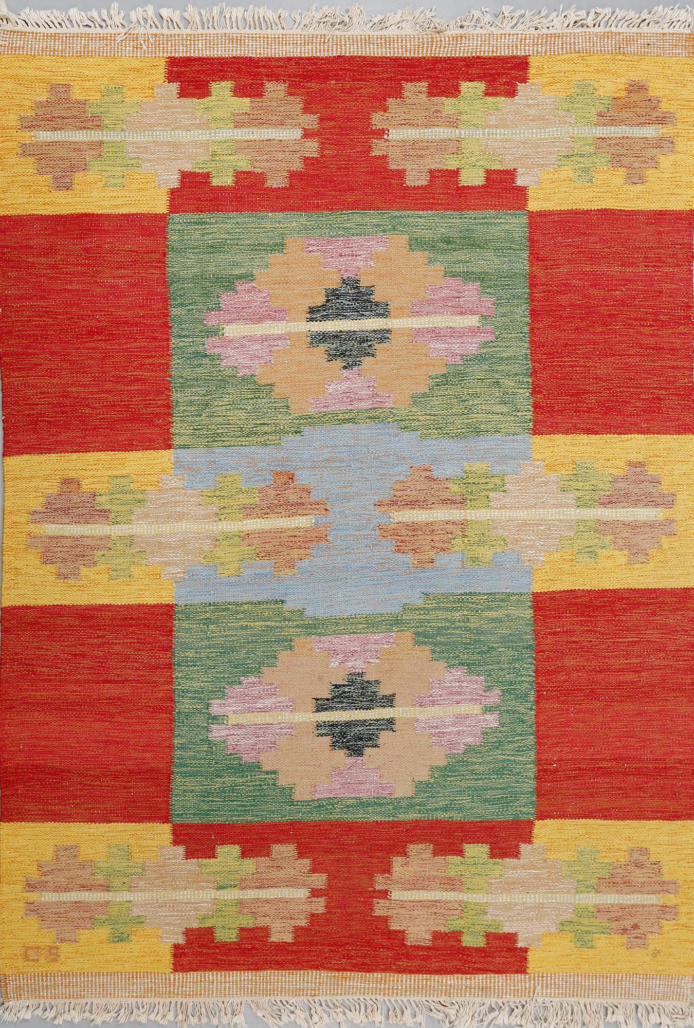 MATTA, rölakan, signerad GS, 1900-talets andra hälft, 285x195 cm.