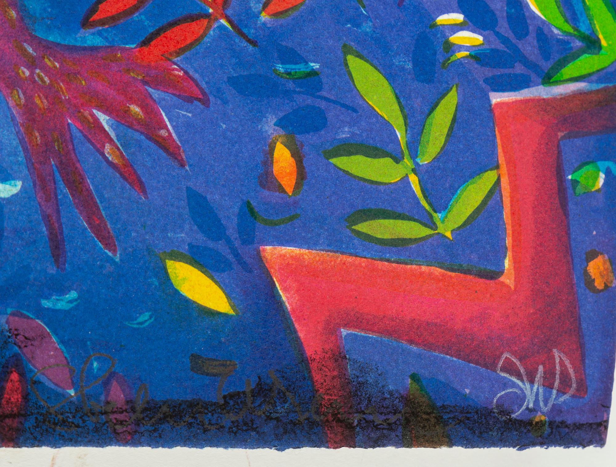 Stefan W Igelström, lithograph in colours, 3, signed HC.