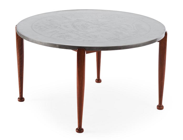 JOSEF FRANK & NILS FOUGSTEDT, soffbord, Firma Svenskt Tenn, Stockholm 1960.