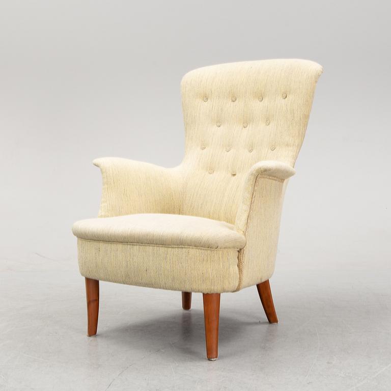 Carl Malmsten, soffa "Konsert", fåtölj "Cirkus" och fåtölj "Gamla Stan".