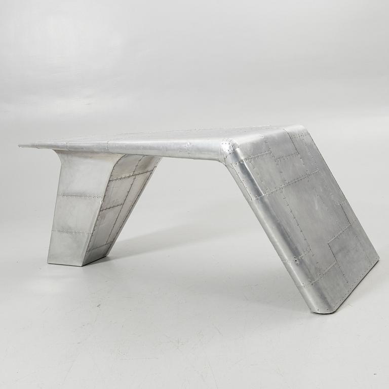 Timothy Oulton, desk “Aviator Blackhawk Valkyrie”, Artwood, 2000s.