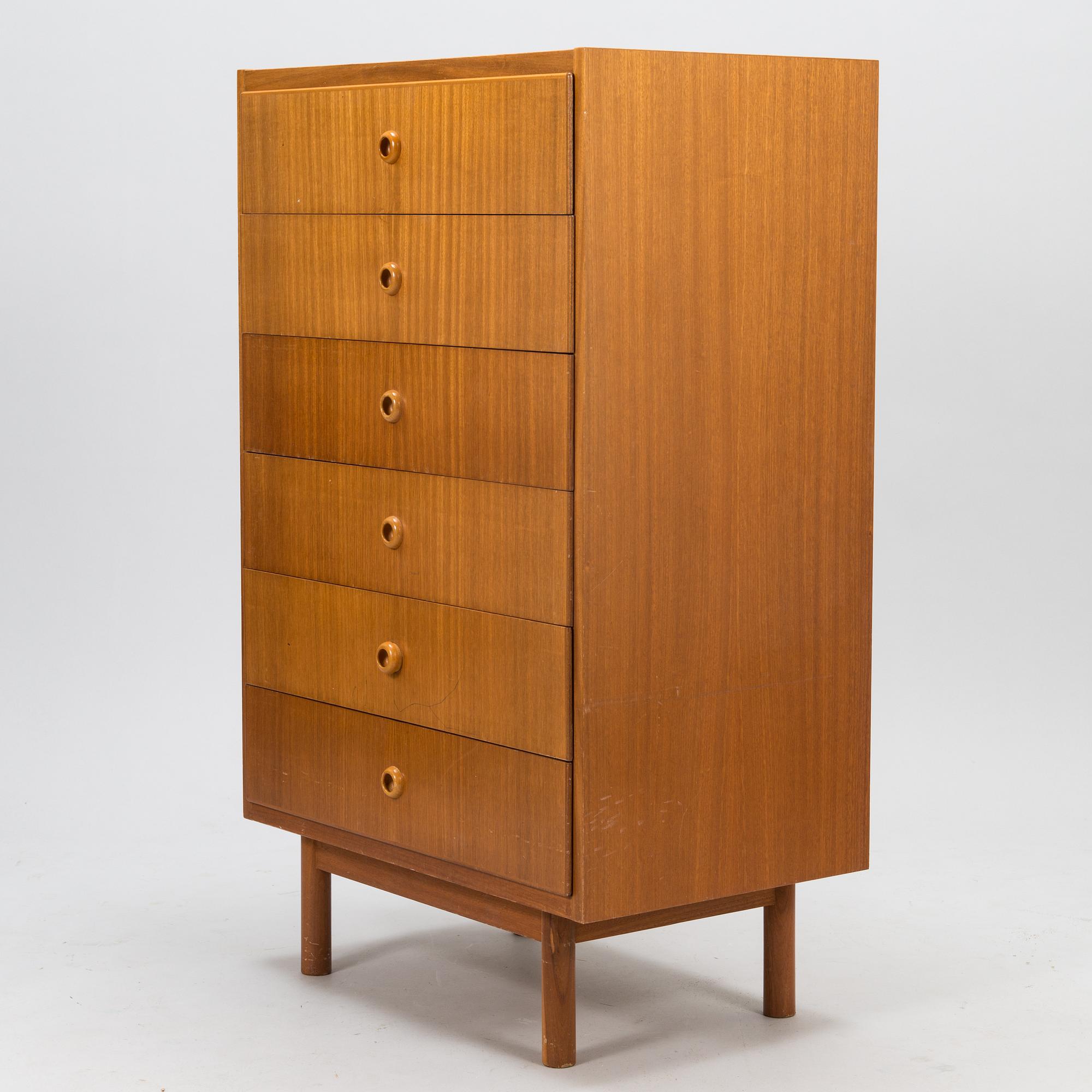 OLOF OTTELIN, A 1960s drawer of the 'Beta' series, Oy Stockmann Ab, Keravan puusepäntehdas, Finland.