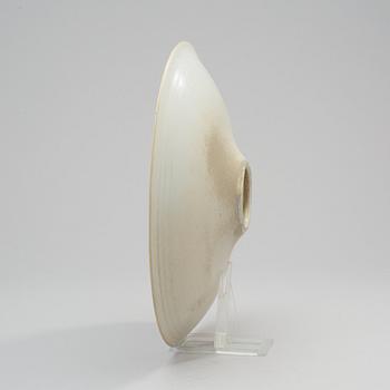 A Toini Muona stoneware dish, Arabia, Finland.