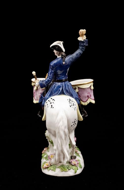 FIGURIN, porslin, Meissen, runt 1900.