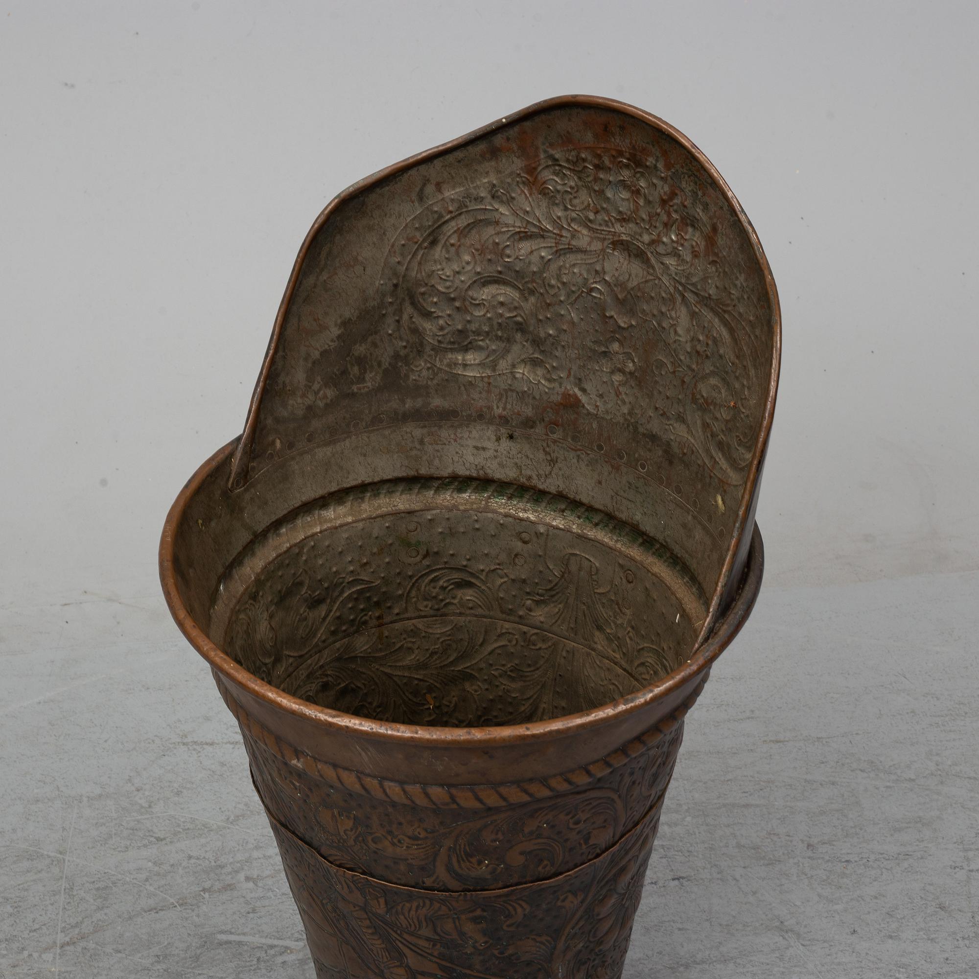 PARAPLYSTÄLL, koppar, 1800-tal.