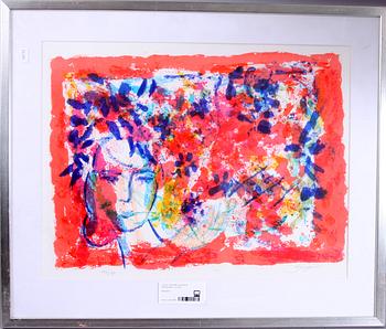 ROLAND K NILSSON, färglitografier, 3 st, sign.