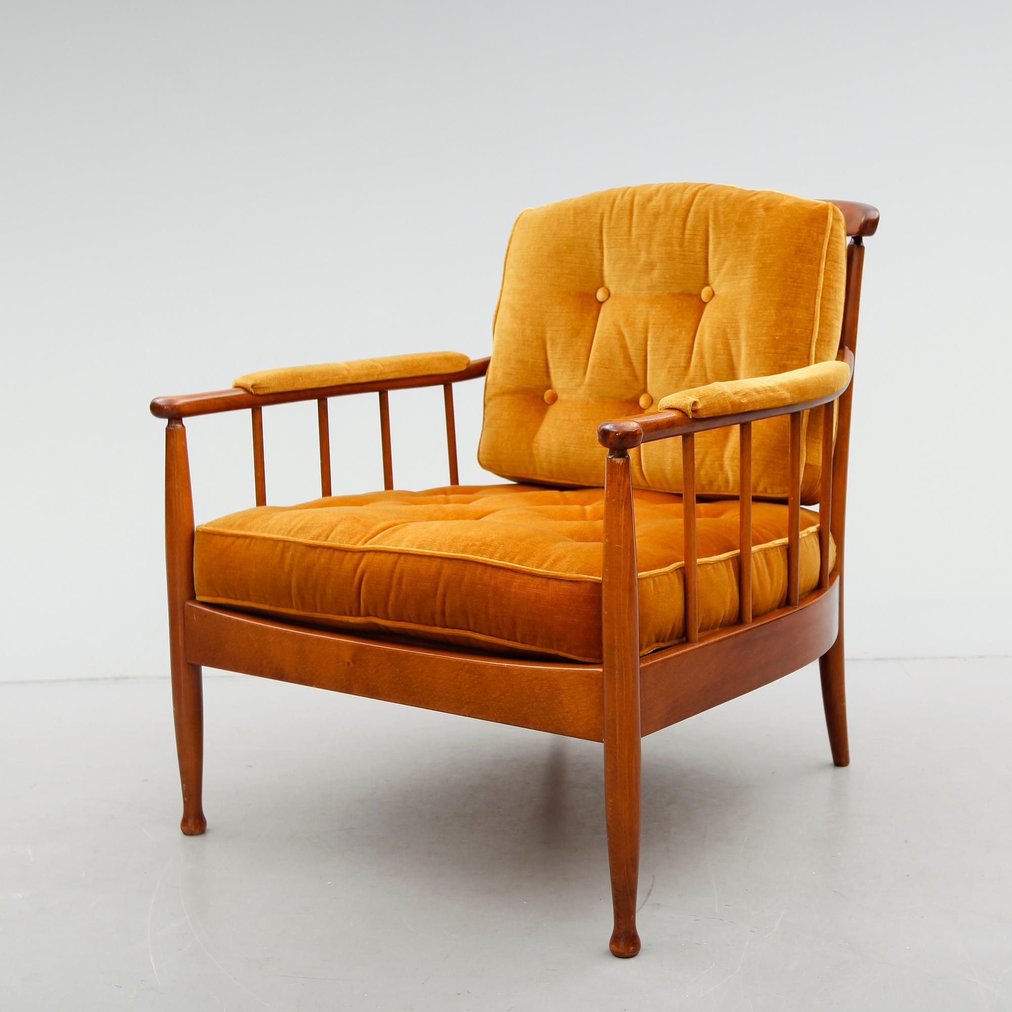 FÅTÖLJ, "Skrindan", Kerstin Hörlin-Holmquist.