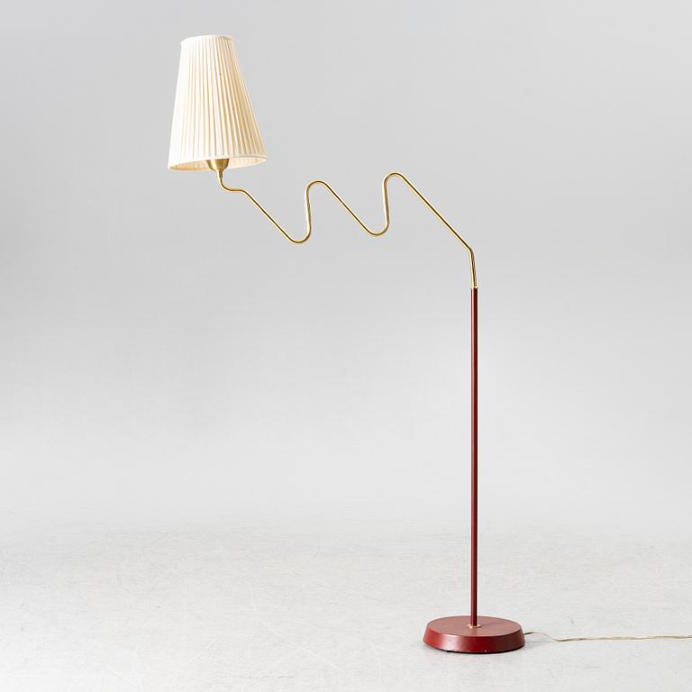 A floor lamp, AB Armaturhantverk, Gothenburg, mid-20th Century.