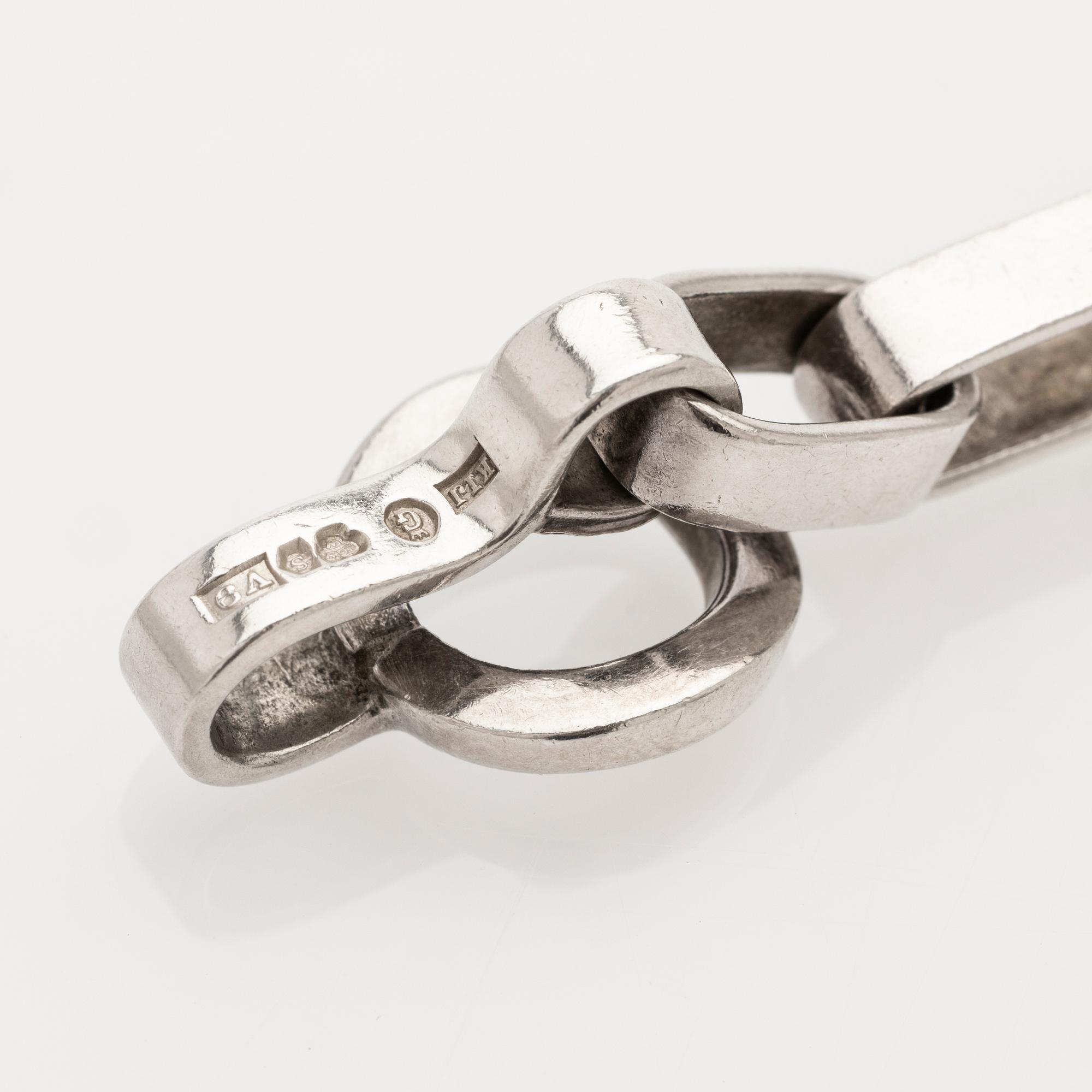 Karl-Ingemar and Cecilia Johansson, Silver Bracelet, Gothenburg 1971.