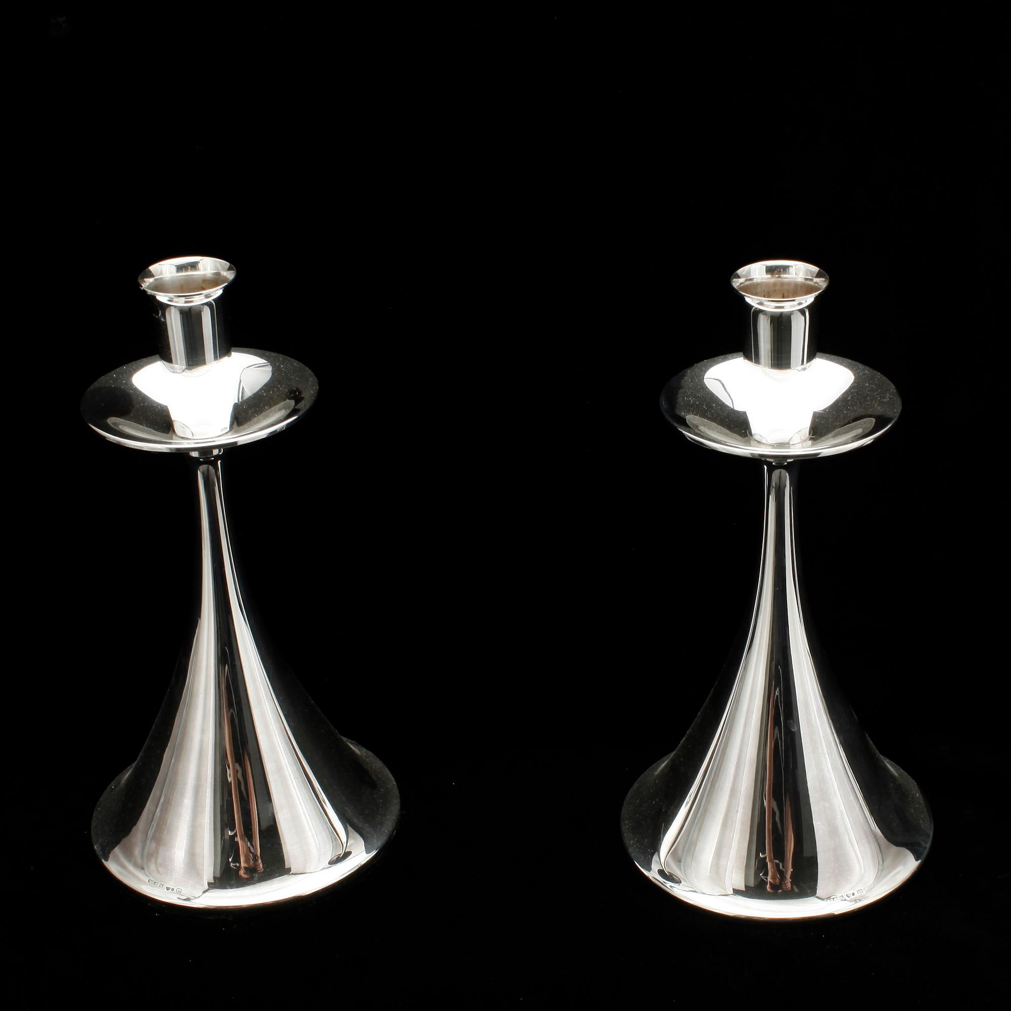 LJUSSTAKAR, silver, MGAB, Uppsala, 1960.