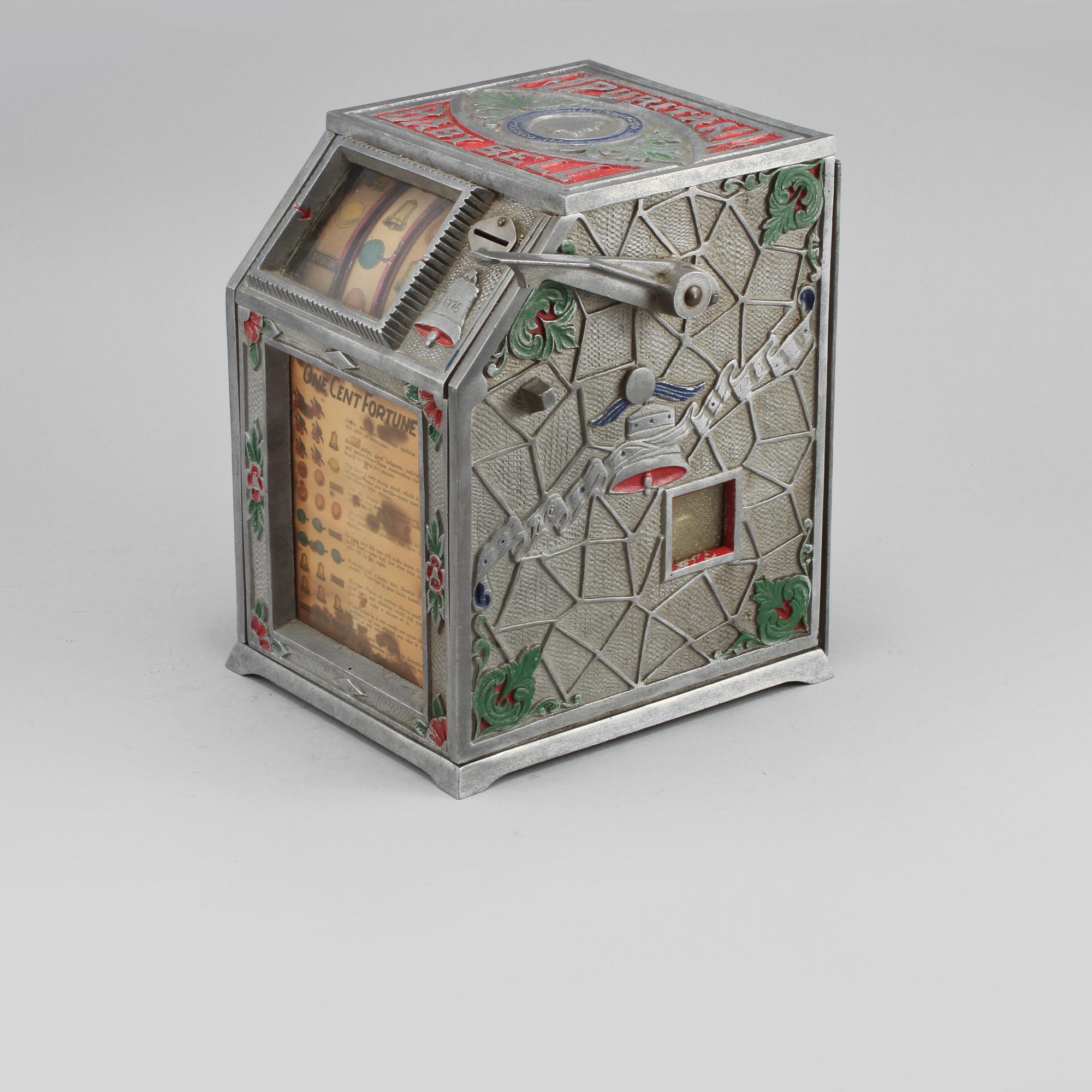 SPELAUTOMAT, Puritan Baby Bell, Chicago Mint Co., 1900-talets första hälft.