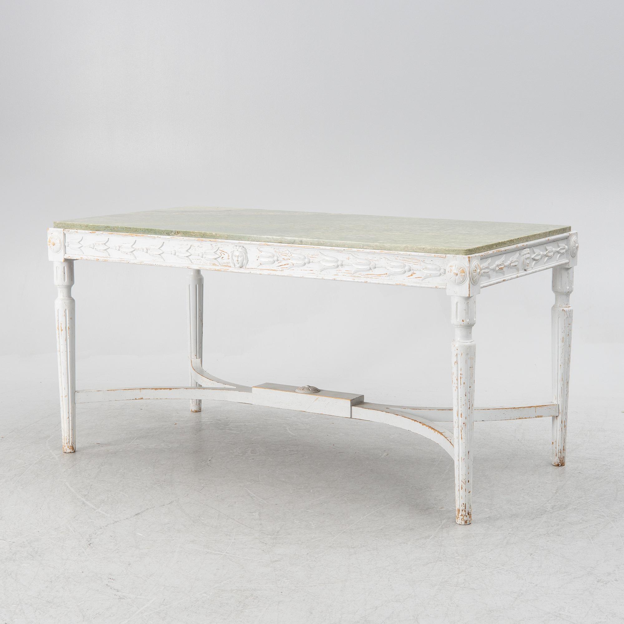 Table, Gustavian style, circa 1900,.
