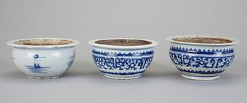 YTTERFODER, 3 st, porslin, Kina, 1800-tal.