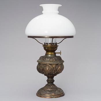 Matador Brenner table oil lamp, turn of the 20th century.