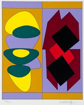 663. Victor Vasarely, KOMPOSITION.