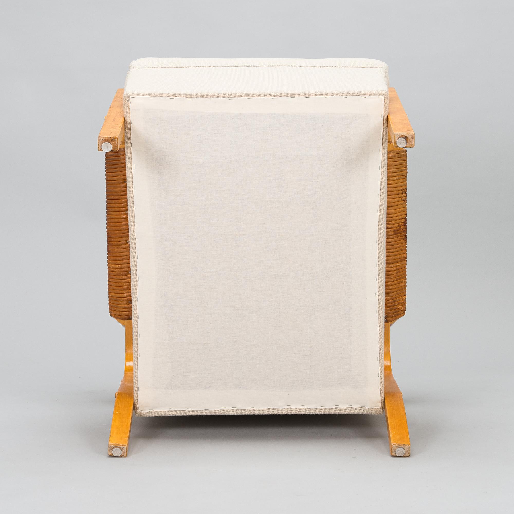 Alvar Aalto, armchair model 48, O.Y. Huonekalu- ja Rakennustyötehdas A.B., Finland 1950s.