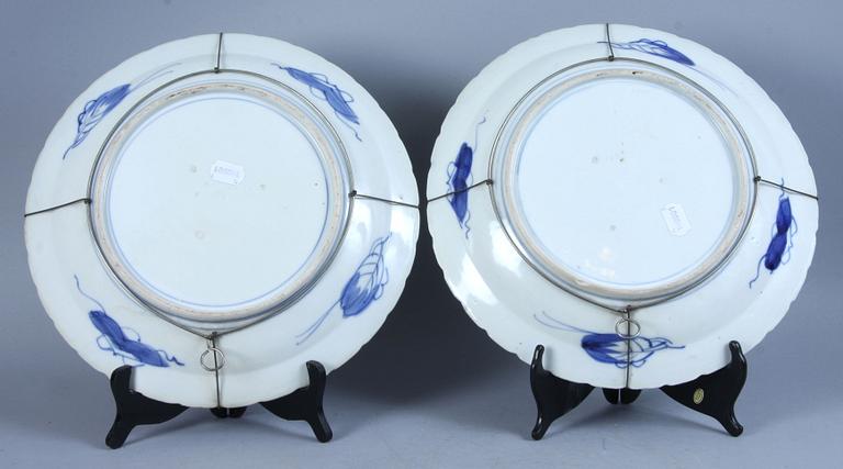 FAT, ett par, porslin, Japan, 1800/1900-tal.