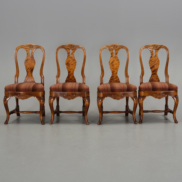 STOLAR, 4 st, rokokostil, 1900-talets första hälft.