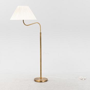 Josef Frank, a model 2368 brass floor lamp, Firma Svenskt Tenn, Sweden.