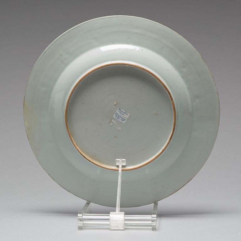 A famille rose dish, Qing dynasty, Qianlong (1736-95).