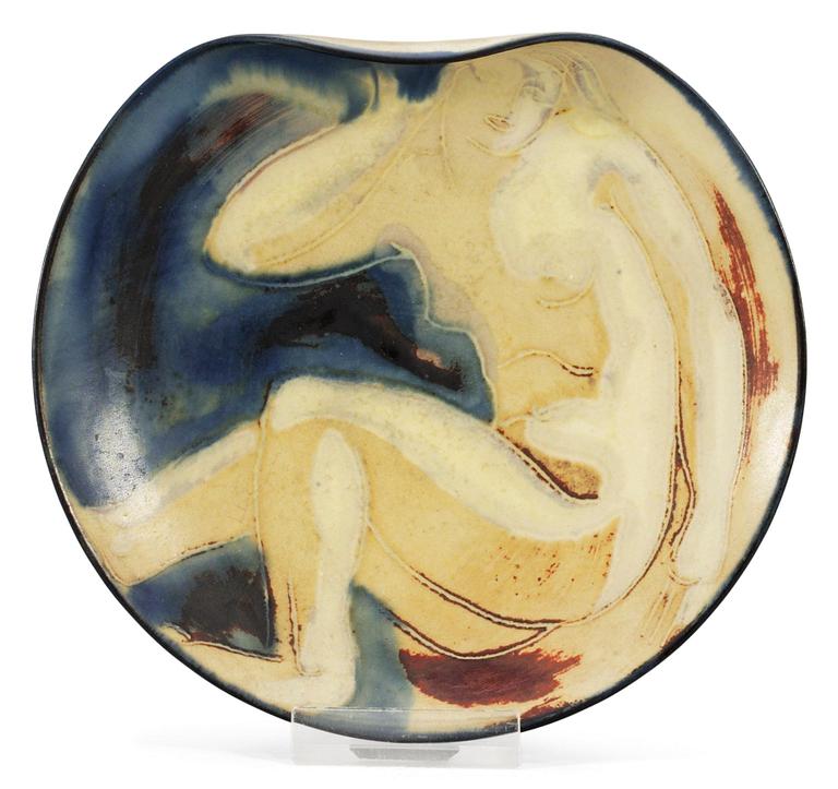 A Wilhelm Kåge Farsta dish, Gustavsberg Studio 1950's.