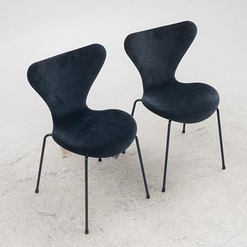 Arne Jacobsen, stolar, "Sjuan", Lala Berlin x Fritz Hansen, Danmark, 2017 .