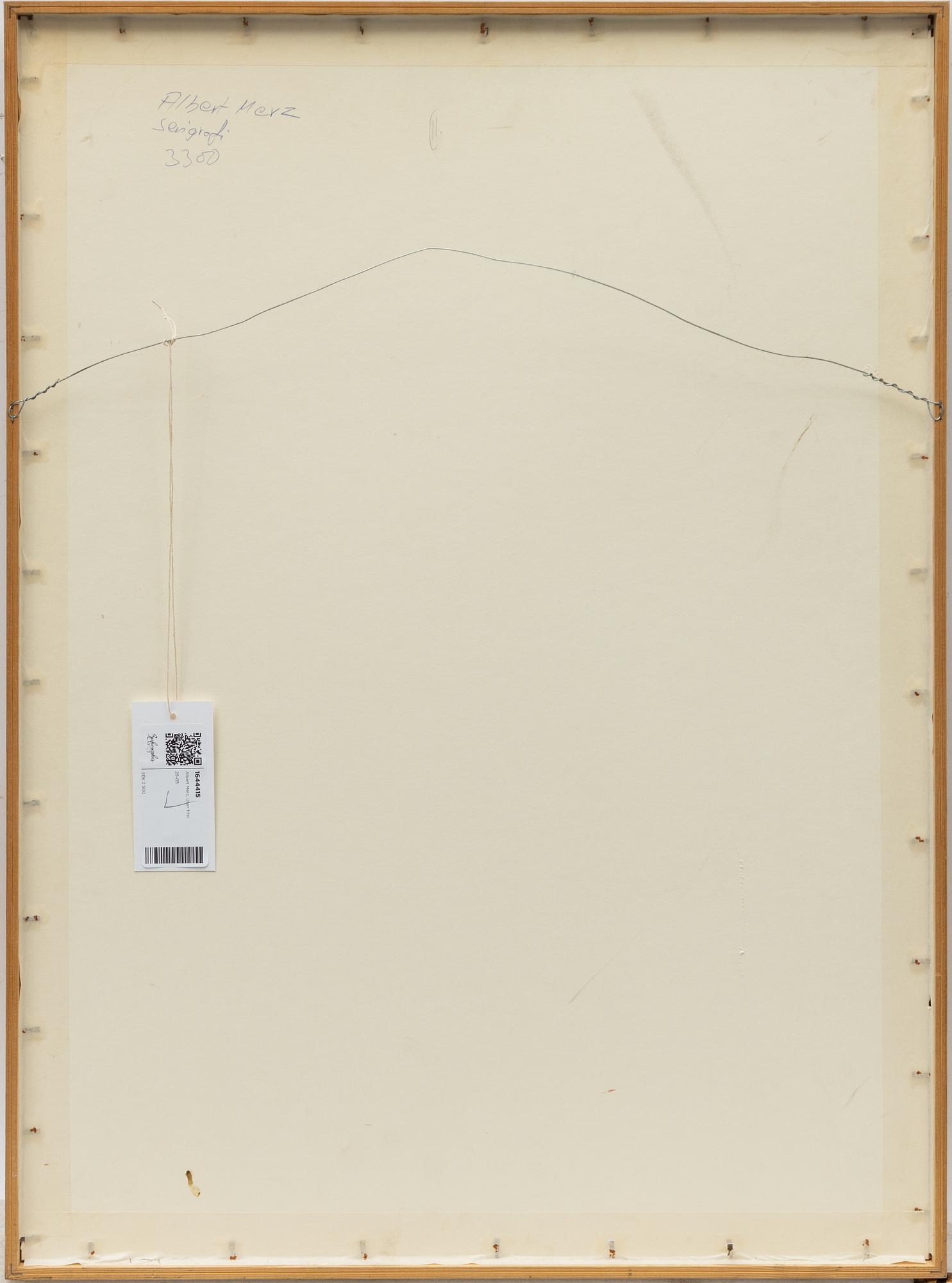 Albert Merz, Untitled.