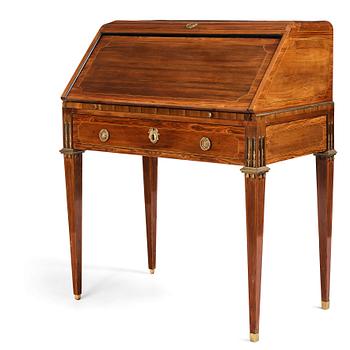 18. A Gustavian secretaire attributed to G A Ditzinger.