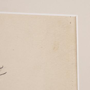 Einar Nerman, ink on paper, signed.