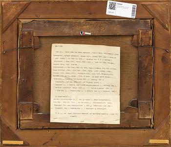 TOM PETERSEN, oil on canvas signed and dated 1895.