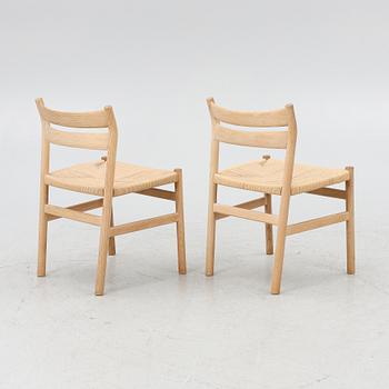 Børge Mogensen, a set of four model "BM1" chairs, C.M. Madsens Fabrikker, Denmark, second half of the 20th century.