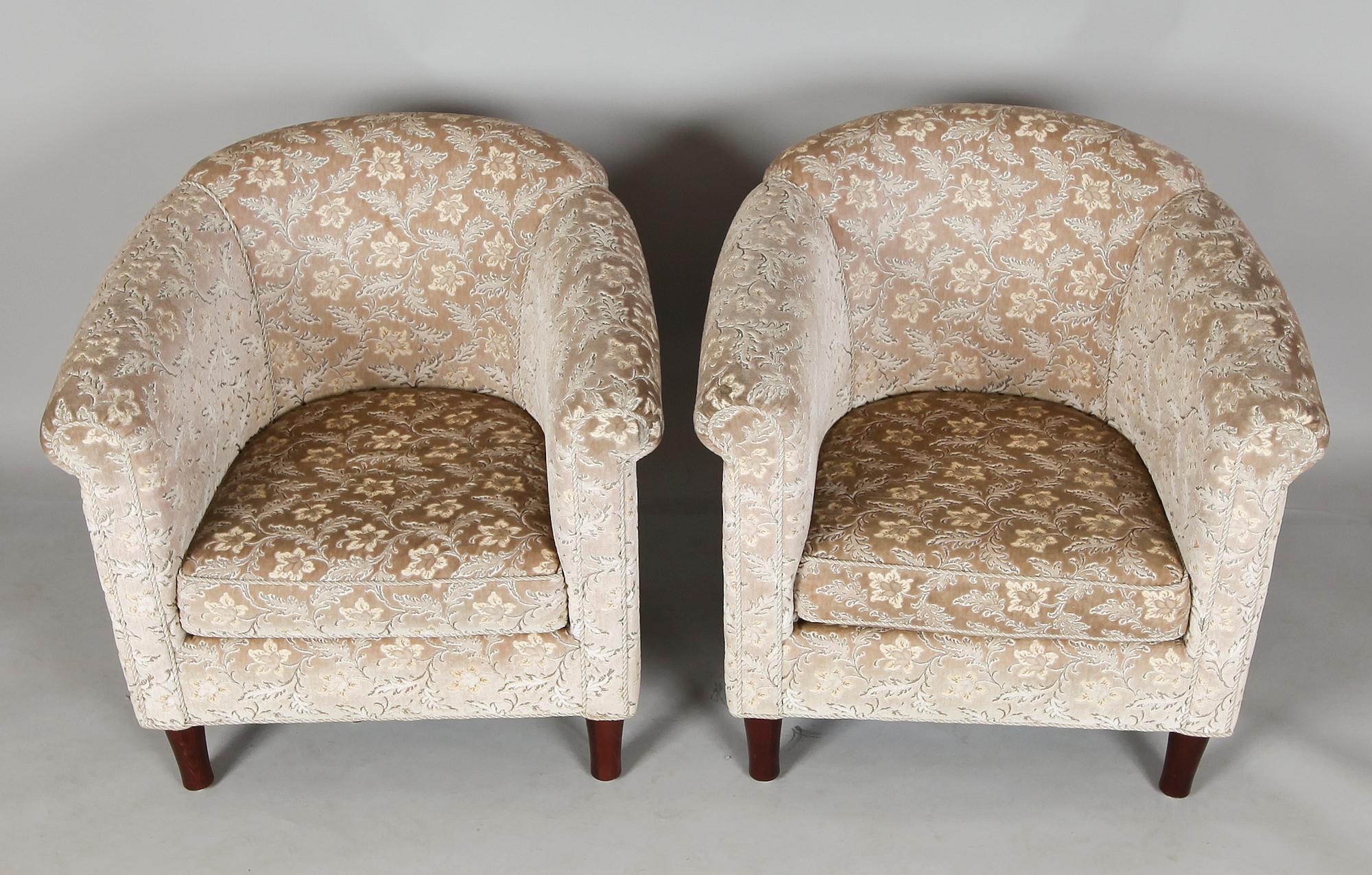 FÅTÖLJER, 1 par, 1900-talets mitt.