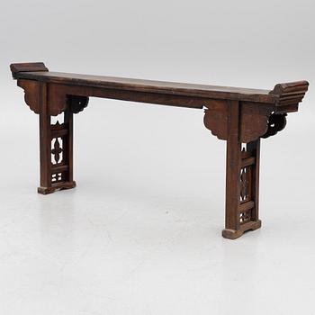 A hardwood altar table, late Qing dynasty / 20th century.