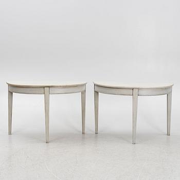 A pair of wall tables, late 19th Century.