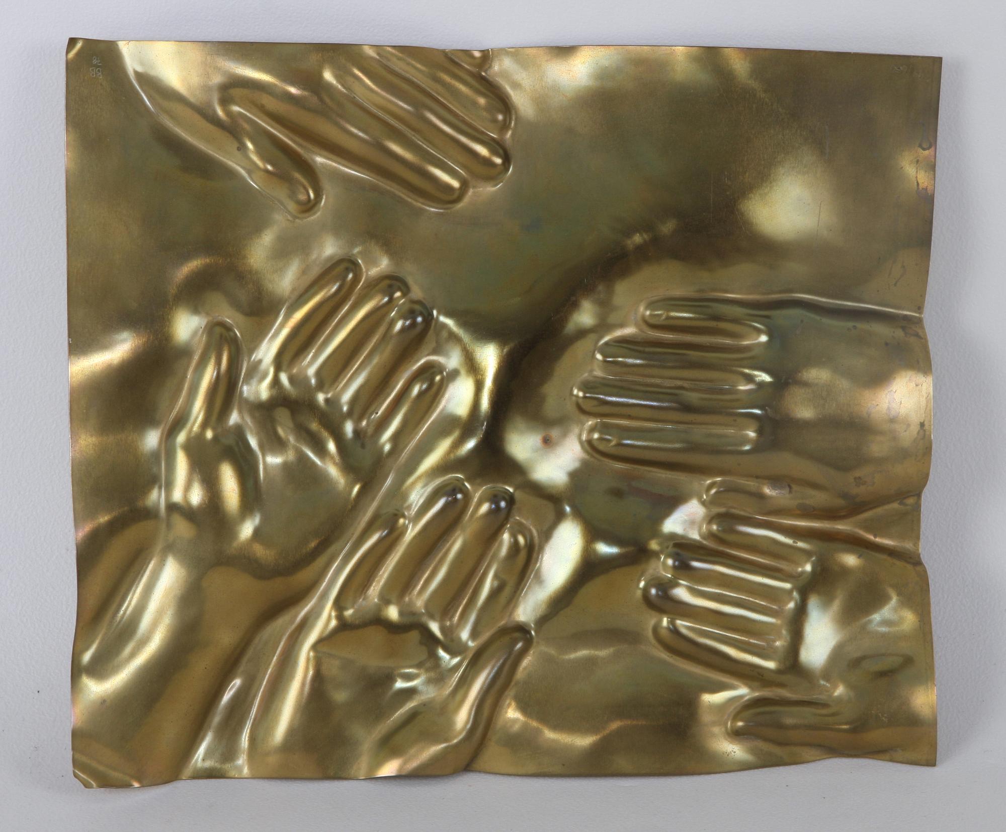 BÄCKSTRÖM, BARBRO, skulptur, mässing, monogram sign, numr 94/650, dat -78.