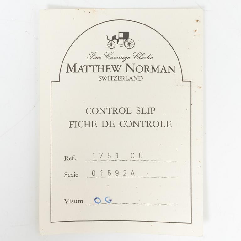 Reseur, Matthew Norman, Schweiz, 1900-talets andra hälft.