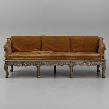 TRÅGSOFFA, Rokoko, Sverige, 1700-talets andra hälft.