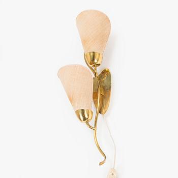 A mid-20th century wall lamp, Valinte Finland.