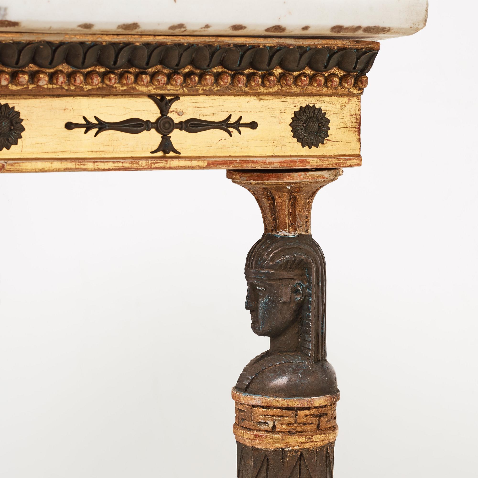 KONSOLBORD, sengustavianskt stockholmsarbete, 1800-talets början.