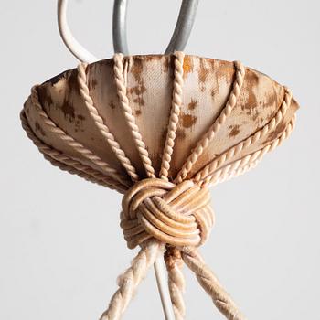 An alabaster ceiling lamp, 1920s.