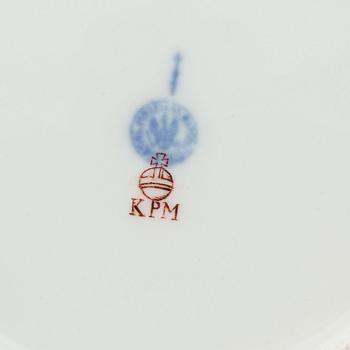 A Berlin part dinner service, KPM, 19th Century.