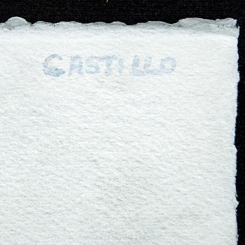 Jorge Castillo, a signed and dated water colour.